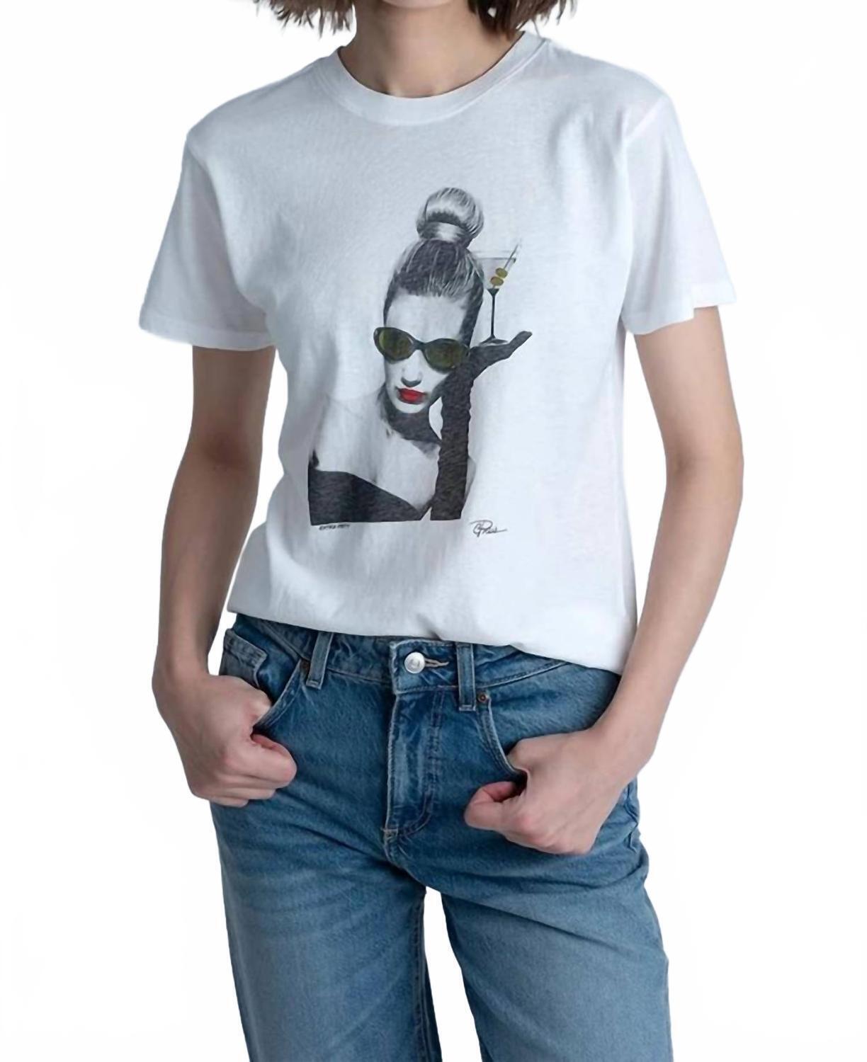 New Cpress Studio Extra Dirty Mushie Tee In Worn White Highlight Color